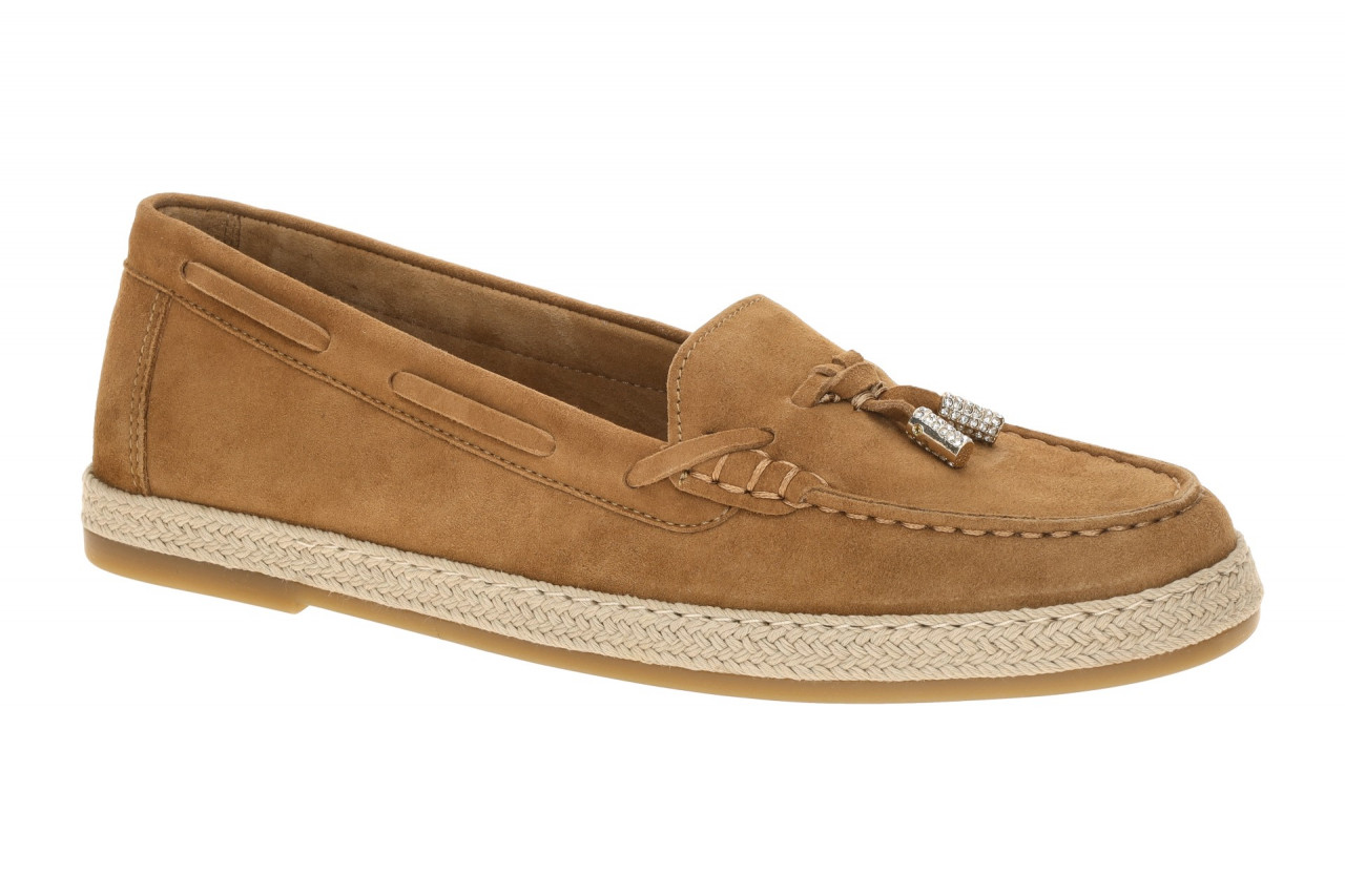 Gabor 85.223.14 Damen Slipper in Braun peanut - Echtleder Mokassin Espadrille... 1 Gabor 85.223.14 Damen Slipper in Braun peanut - Echtleder Mokassin Espadrille...