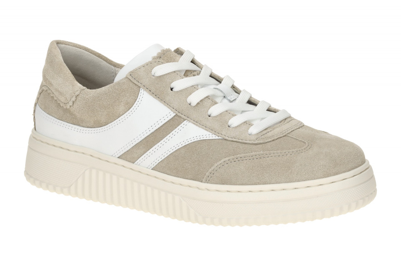 Gabor 86.406.33 Beige Oasi/Weiss Halbschuhe Sneaker Dreamvelour K-Weite 1 Gabor 86.406.33 Beige Oasi/Weiss Halbschuhe Sneaker Dreamvelour K-Weite
