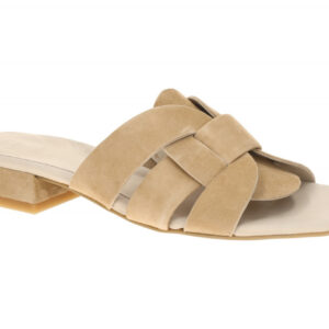Paul Green Pantoletten 6187-019 Beige Dakar Damen Echtleder Gummisohle Blocka...