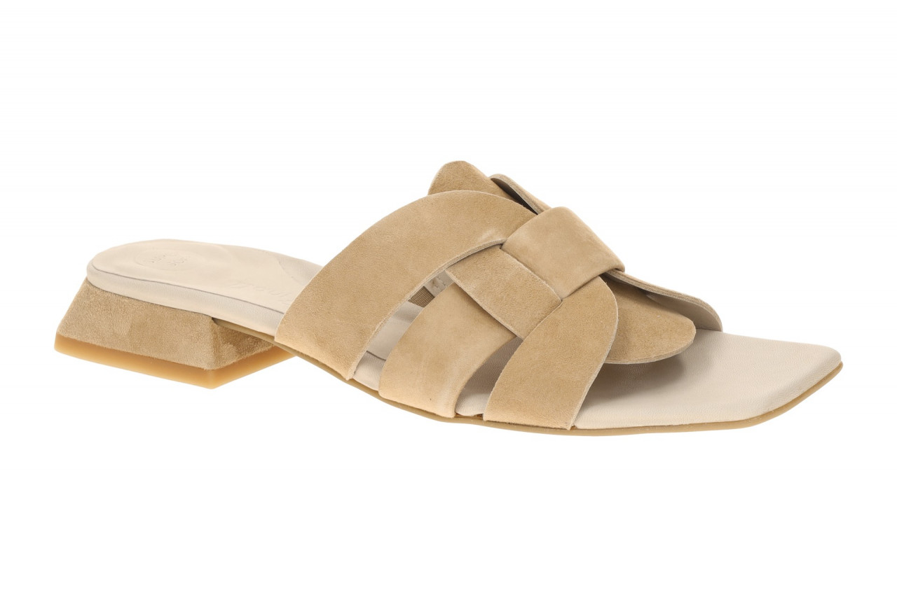 Paul Green Pantoletten 6187-019 Beige Dakar Damen Echtleder Gummisohle Blocka... 1 Paul Green Pantoletten 6187-019 Beige Dakar Damen Echtleder Gummisohle Blocka...