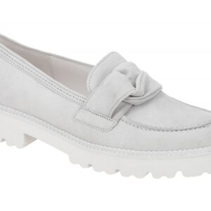 Gabor 25.242 Damen Slipper lightgrey - Echtleder - Best Fitting