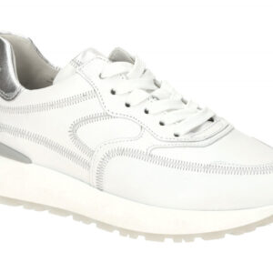 Gabor 63.491.21 Damen Sportliche Halbschuhe Wei? Silber Best Fitting