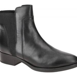 Geox Damen Stiefeletten D84G1F FELICITY in Schwarz - Chelsea Stil - wasserdic...