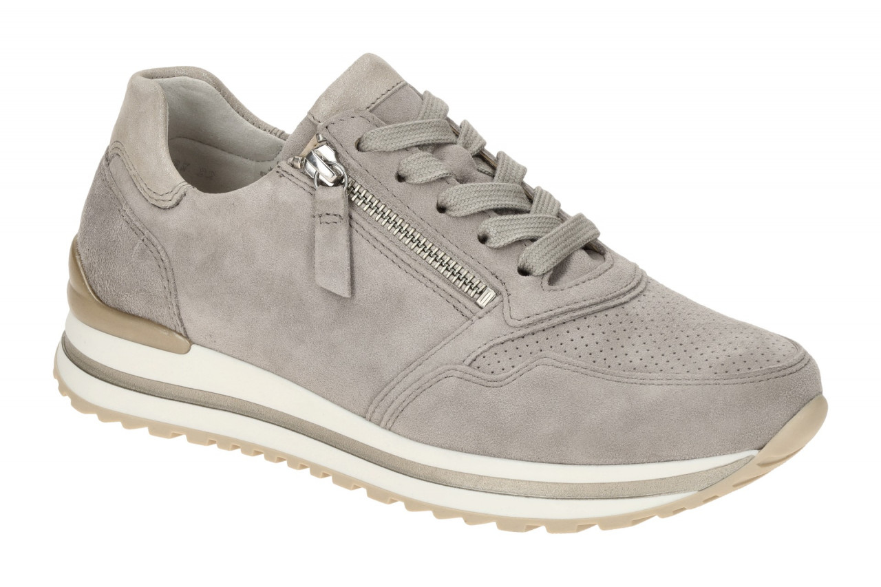 Gabor 86.528.12 Damenschuhe Halbschuhe Sneaker Grau Puder Extra Weit 1 Gabor 86.528.12 Damenschuhe Halbschuhe Sneaker Grau Puder Extra Weit
