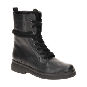 Gabor 71.742.27 Schwarz Damen Stiefeletten Gummisohle Plateau 1,5cm Blockabsatz
