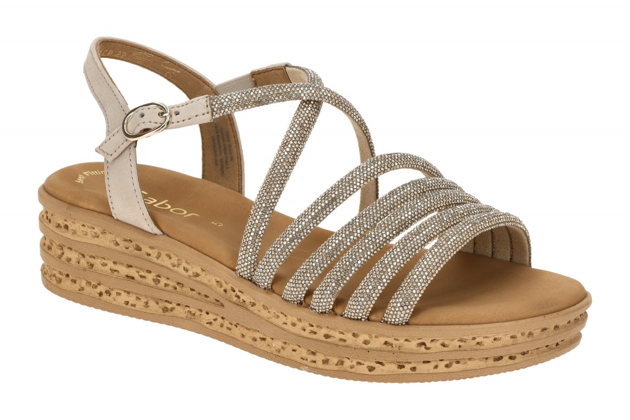 Gabor 84.555.82 Damen Sandalette Grau Platino Oak Keilabsatz Plateau Sandale 1 Gabor 84.555.82 Damen Sandalette Grau Platino Oak Keilabsatz Plateau Sandale
