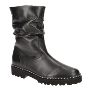 Gabor Stiefeletten 51.800.27 Schwarz Nieten Best Fitting Leder Fu?bett flexibel