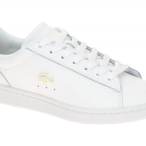 Lacoste CARNABY SET 225 WOMAN Sneaker Halbschuhe Wei? Glattleder Schlangenoptik