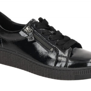 Gabor 73.334.97 Schwarz Best Fitting Halbschuhe Sneaker Echtleder