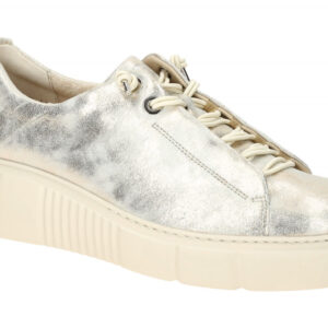 Paul Green Damen Sneaker 5418-06 PG 5418 Grau Mineral Keilabsatz Gummisohle F...