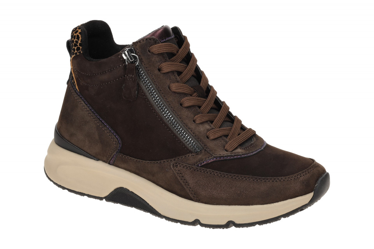 Gabor 76.887.43 Damen Stiefeletten chocolate/melanzana Keilabsatz - bequeme K... 1 Gabor 76.887.43 Damen Stiefeletten chocolate/melanzana Keilabsatz - bequeme K...