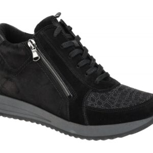 Waldl?ufer 752H80 H-VICKY Damenschuhe Schwarz Orthotritt-Sneaker