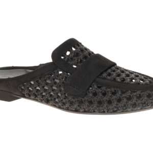 Paul Green Damen Pantoletten 6207-019 Black Nubuck Leder Mules