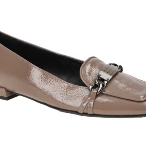 H?gl 1725 CAROLINE Ballerinas Damen Slipper Braun darktaup Echtleder eckige Form