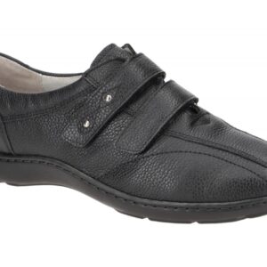 Waldl?ufer 496301 HENNI Schwarz Slipper Ledersohle Wechselsohle Extra Weit