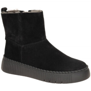 Gabor 73.542 Damen Stiefeletten Schwarz Lammfell Warmfutter Keilabsatz