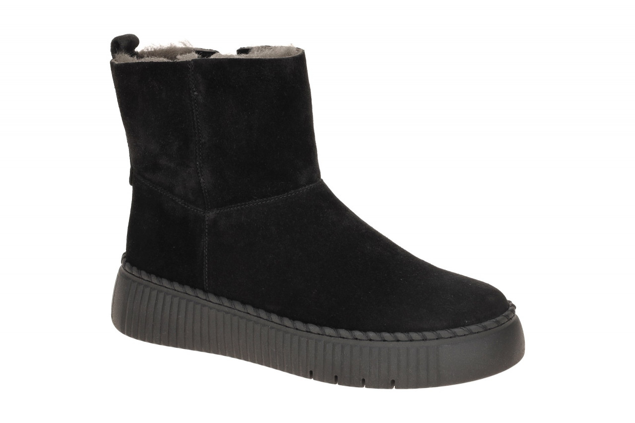 Gabor 73.542 Damen Stiefeletten Schwarz Lammfell Warmfutter Keilabsatz 1 Gabor 73.542 Damen Stiefeletten Schwarz Lammfell Warmfutter Keilabsatz