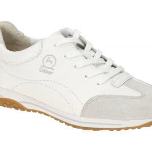 Gabor 86.385.51 Damen Halbschuhe wei? Comfort Fu?bett Gummisohle