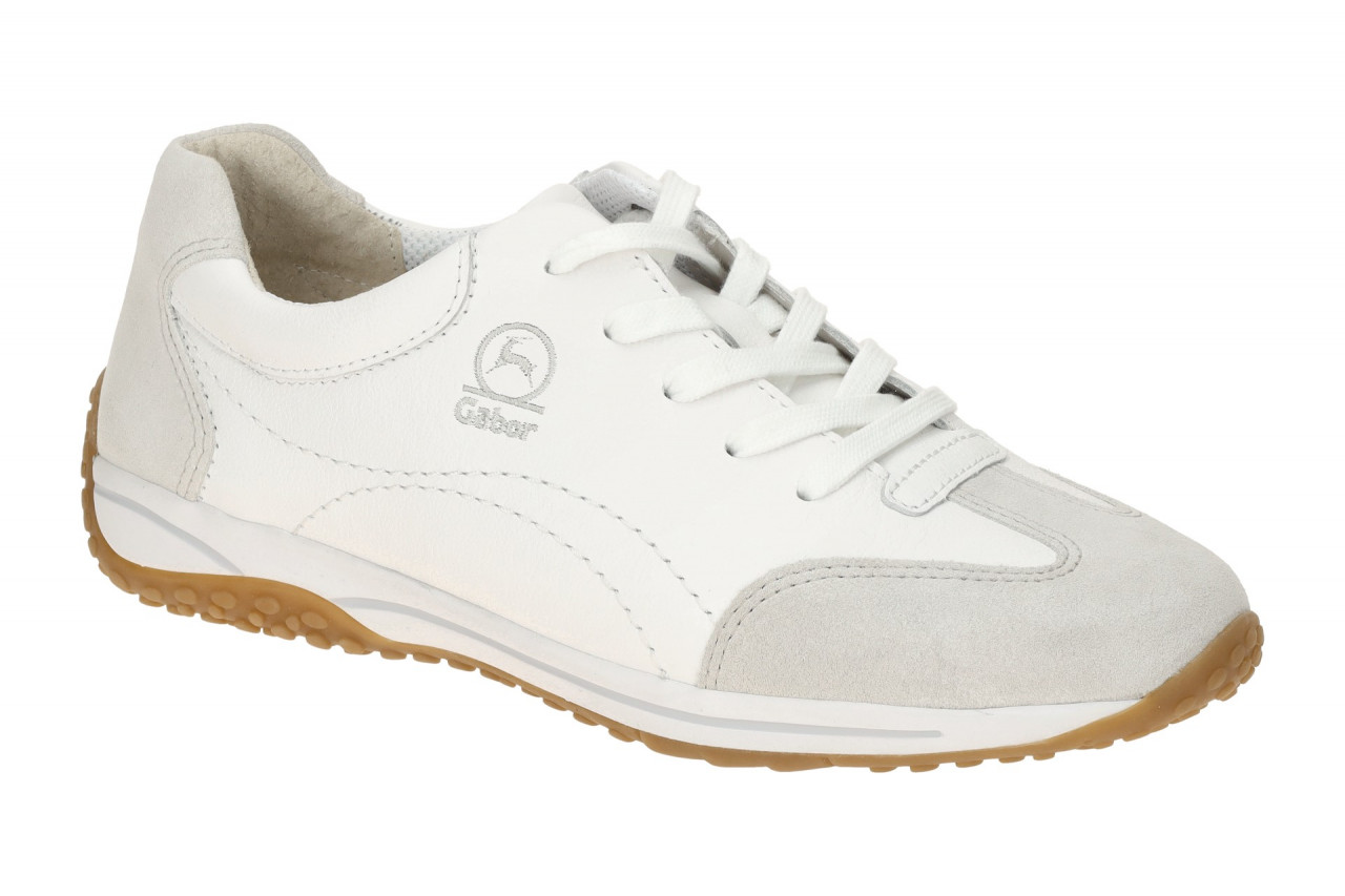 Gabor 86.385.51 Damen Halbschuhe wei? Comfort Fu?bett Gummisohle 1 Gabor 86.385.51 Damen Halbschuhe wei? Comfort Fu?bett Gummisohle