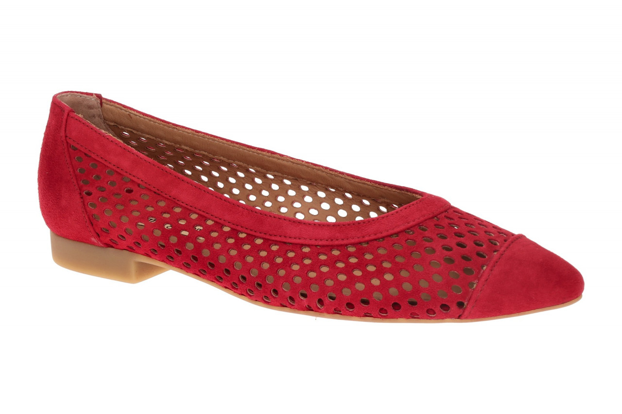 Paul Green Damen Ballerinas 1215-029 Chili Rot Echtleder Slipper mit spitzer ... 1 Paul Green Damen Ballerinas 1215-029 Chili Rot Echtleder Slipper mit spitzer ...