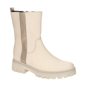 Gabor 72.743.52 Damen Stiefeletten creme wei? Elegant Zip Boots
