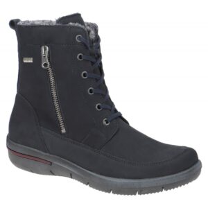 Waldl?ufer Damen Winterstiefeletten 395972 HADESSA Blau - notte Luftpolstersohle