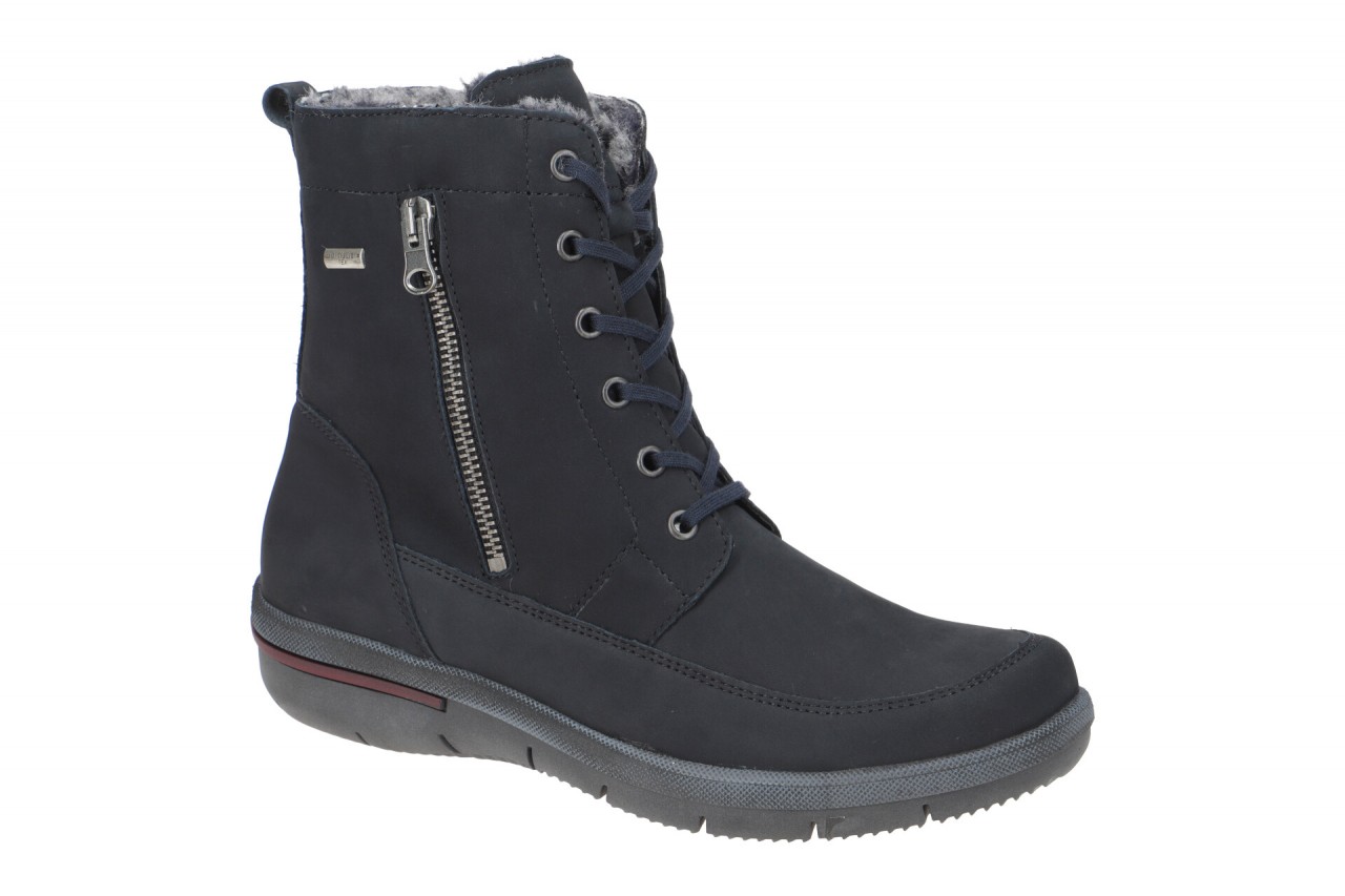 Waldl?ufer Damen Winterstiefeletten 395972 HADESSA Blau - notte Luftpolstersohle 1 Waldl?ufer Damen Winterstiefeletten 395972 HADESSA Blau - notte Luftpolstersohle