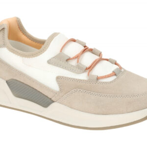 Gabor 66.951 Damen Slipper ROLLINGSOFT beige/wei?/orange oasi - sportlich leicht