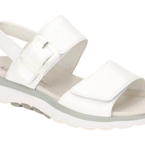 Gabor Damen Sandale 46.814.50 ROLLINGSOFT Wei? Echtleder Klettverschluss