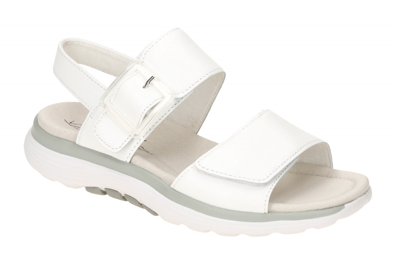 Gabor Damen Sandale 46.814.50 ROLLINGSOFT Wei? Echtleder Klettverschluss 1 Gabor Damen Sandale 46.814.50 ROLLINGSOFT Wei? Echtleder Klettverschluss