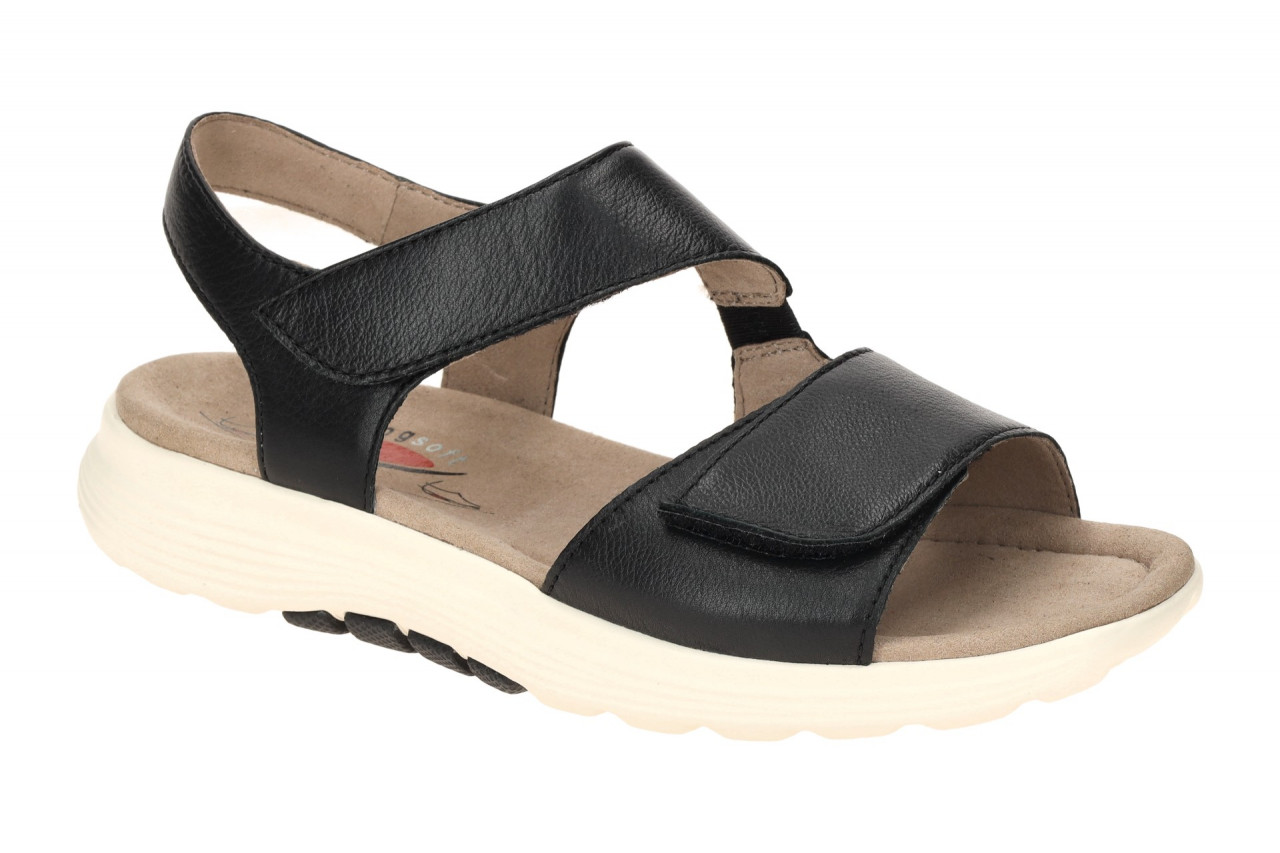Gabor Damen Sandalette 86.815.57 ROLLINGSOFT Schwarz Keilabsatz 1 Gabor Damen Sandalette 86.815.57 ROLLINGSOFT Schwarz Keilabsatz