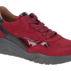 Gabor 53.451.15 Halbschuhe Sneaker Damen rot merlot kombi Echtleder Komfort F...