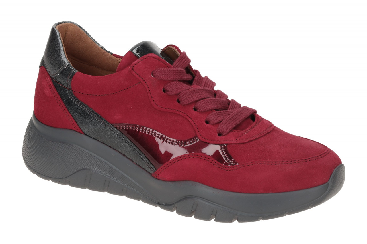Gabor 53.451.15 Halbschuhe Sneaker Damen rot merlot kombi Echtleder Komfort F... 1 Gabor 53.451.15 Halbschuhe Sneaker Damen rot merlot kombi Echtleder Komfort F...