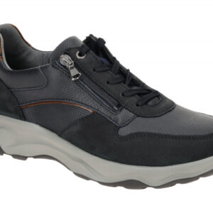 Waldl?ufer 718006 H-MAX Herren Schn?r Halbschuhe Blau Notte Bequem Luftpolste...