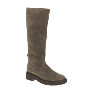 Gabor Damenstiefel 71.788.18 Grau mohair Langschaftstiefel mit Blockabsatz