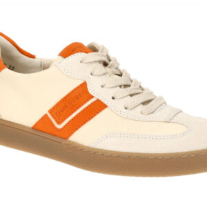 Paul Green Damen Halbschuhe Sneaker 5437-01 Grau Shell/Biscuit Velourleder Te...