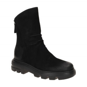 Paul Green Damen Stiefeletten 8253-010 Schwarz Echtleder Blockabsatz Absatzh?...