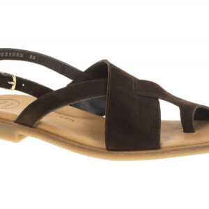 Paul Green Damen Sandale 6216-029 PG 6216 Braun Moro Echtleder Velour Blockab...