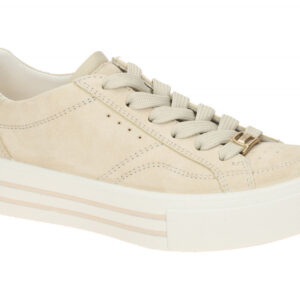 Legero 2-000432-6510 Beige Ecru (Gelb) Damen Plateau Sneaker - Echtleder Velo...