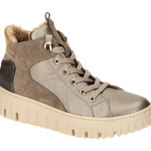 Waldl?ufer 941804 Damen Winterstiefeletten Grau Bronce Weit-H - 100% Polyeste...