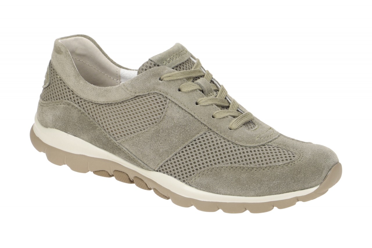 Gabor 86.966.34 Rollingsoft Damen Sneakers Gr?n Salvia Bequeme Schn?r-Halbschuhe 1 Gabor 86.966.34 Rollingsoft Damen Sneakers Gr?n Salvia Bequeme Schn?r-Halbschuhe
