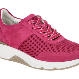Gabor 66.897.28 ROLLINGSOFT Damen-Sneaker in Pink-Farbe