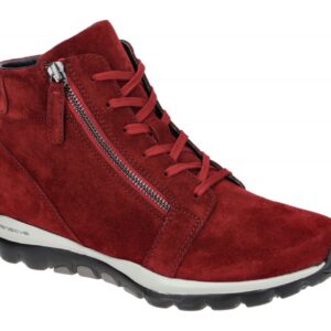 Gabor 76.868.38 Damen Stiefeletten dark-opera Wedge Keilabsatz bequem