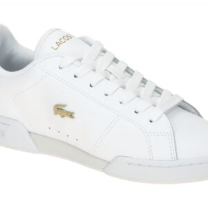 Lacoste SFA0115 Damenschuhe in Wei?/Gold - Sneaker mit Glattleder-Obermaterial