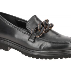 Gabor 72.554.57 - DAVOS Damen Slipper schwarz mit Deko-Kette