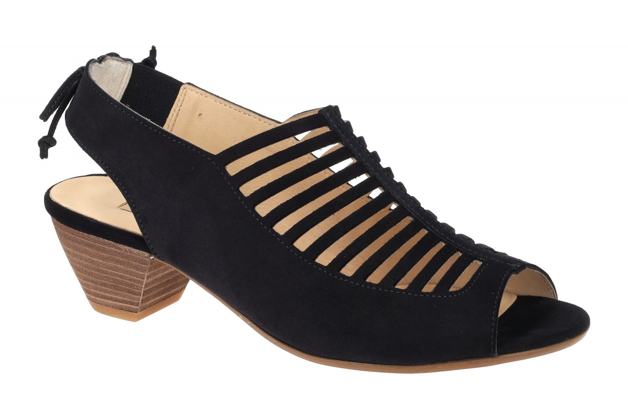 Paul Green Damen Sandale 6589-42x blau Echtleder Kubanischer Absatz 4cm 1 Paul Green Damen Sandale 6589-42x blau Echtleder Kubanischer Absatz 4cm