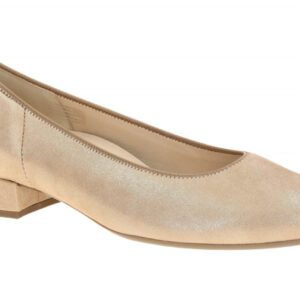 Gabor 3001.01.006 Damen Pumps Beige Sand Glitzer Absatz 3cm Echtleder