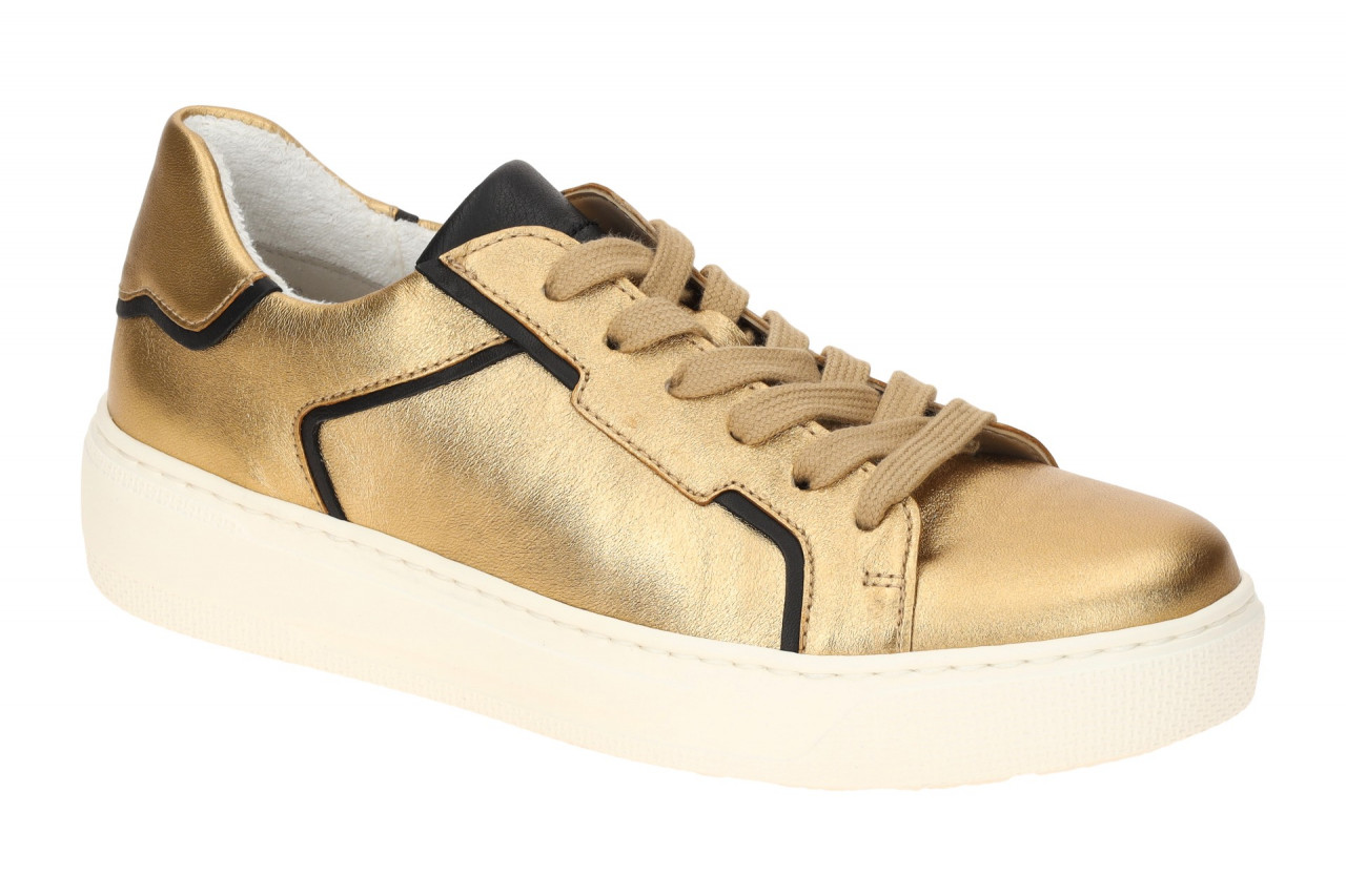 Gabor 63.210 Damen Sport-Halbschuhe gold/schwarz Best Fitting flexibel 1 Gabor 63.210 Damen Sport-Halbschuhe gold/schwarz Best Fitting flexibel