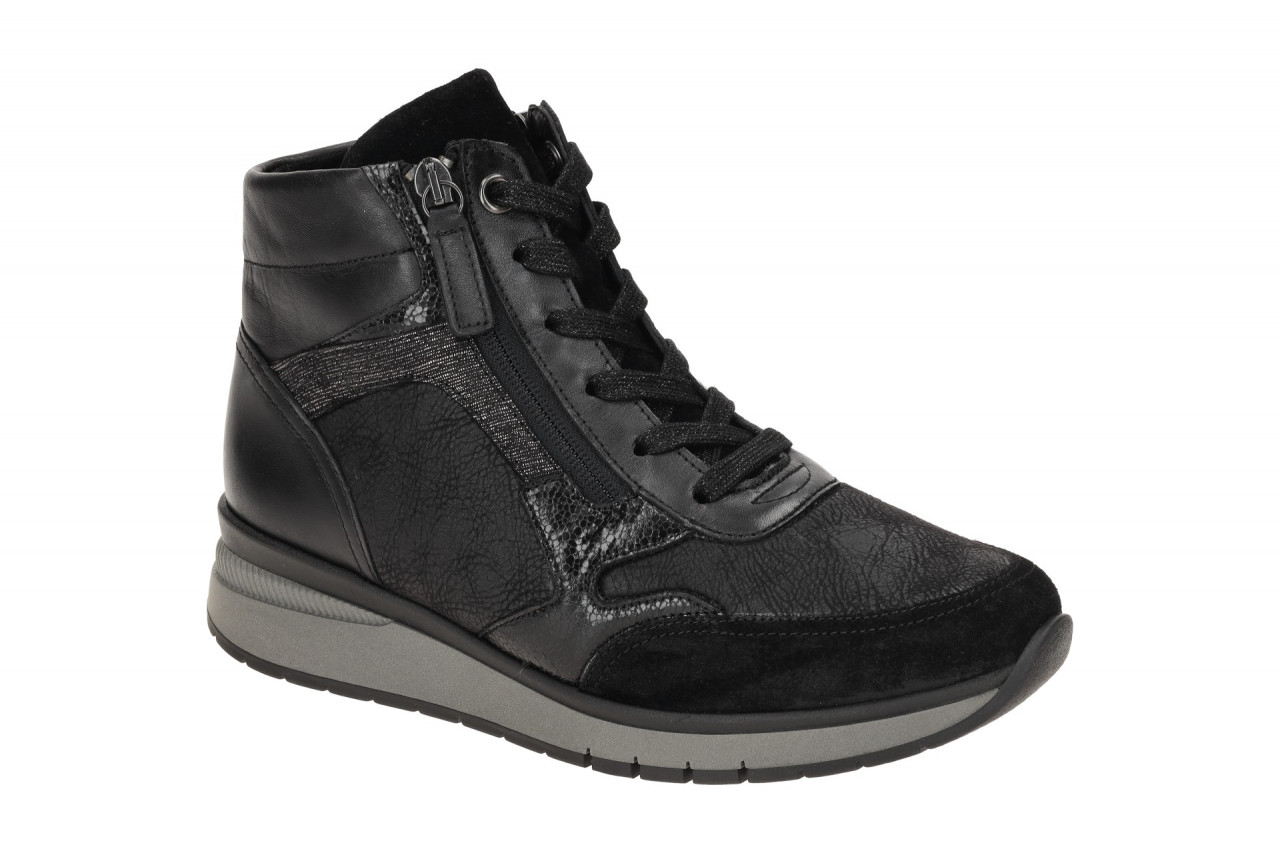 Gabor Damen Stiefeletten 56.708.67 Schwarz anthr Bequeme Komfort Mid Sneaker 1 Gabor Damen Stiefeletten 56.708.67 Schwarz anthr Bequeme Komfort Mid Sneaker