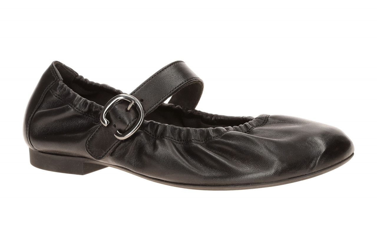 Paul Green PG 1253-003 Schwarz Echtleder Ballerina Mary Jane Blockabsatz 1 Paul Green PG 1253-003 Schwarz Echtleder Ballerina Mary Jane Blockabsatz